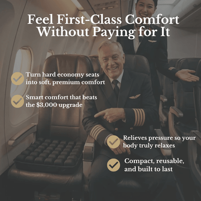 OCEVA™ Official Premium Inflatable Cushion for All-Day Comfort